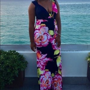 Floral maxi dress